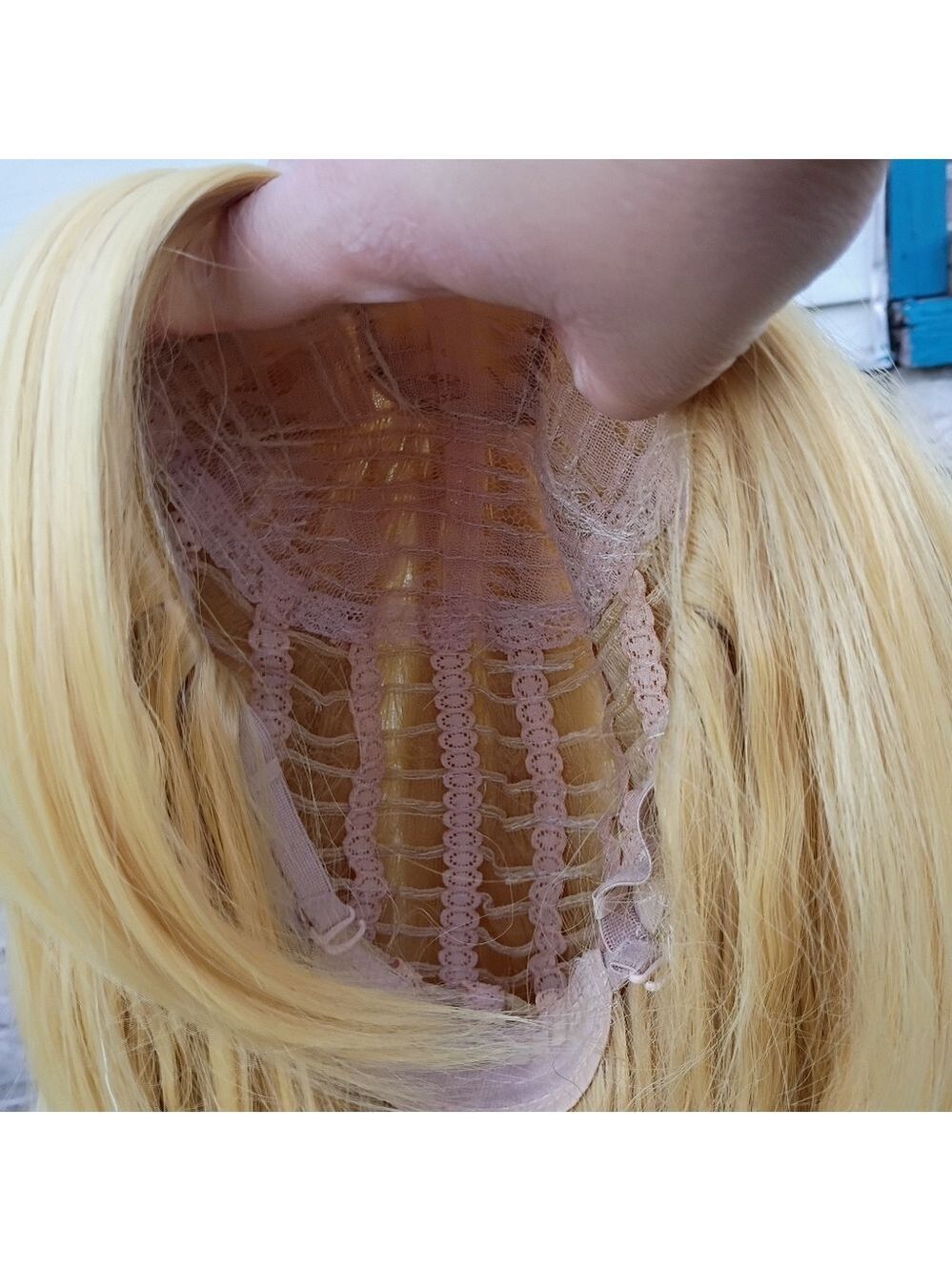 2/$20 Long Blonde Yellow Synthetic Wig 33 Inch - Picture 8 of 9
